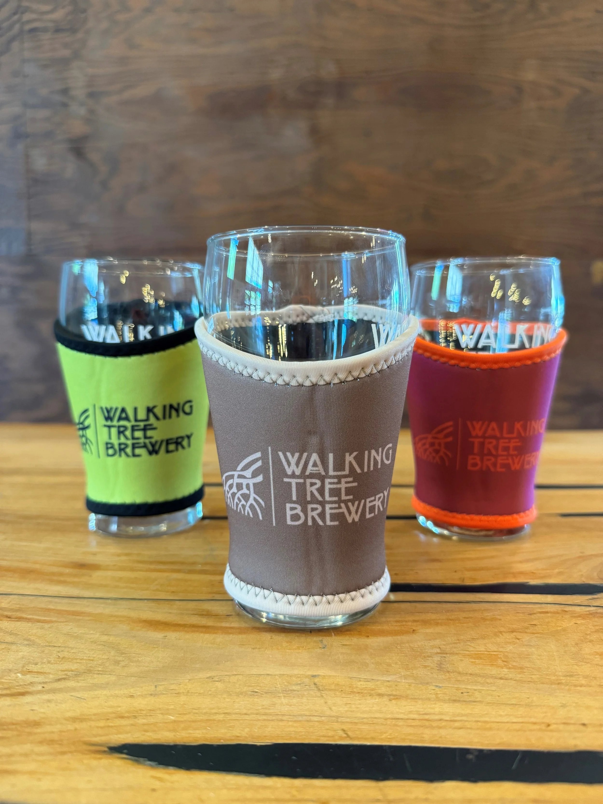 Pint glass Koozies — Walking Tree Brewery